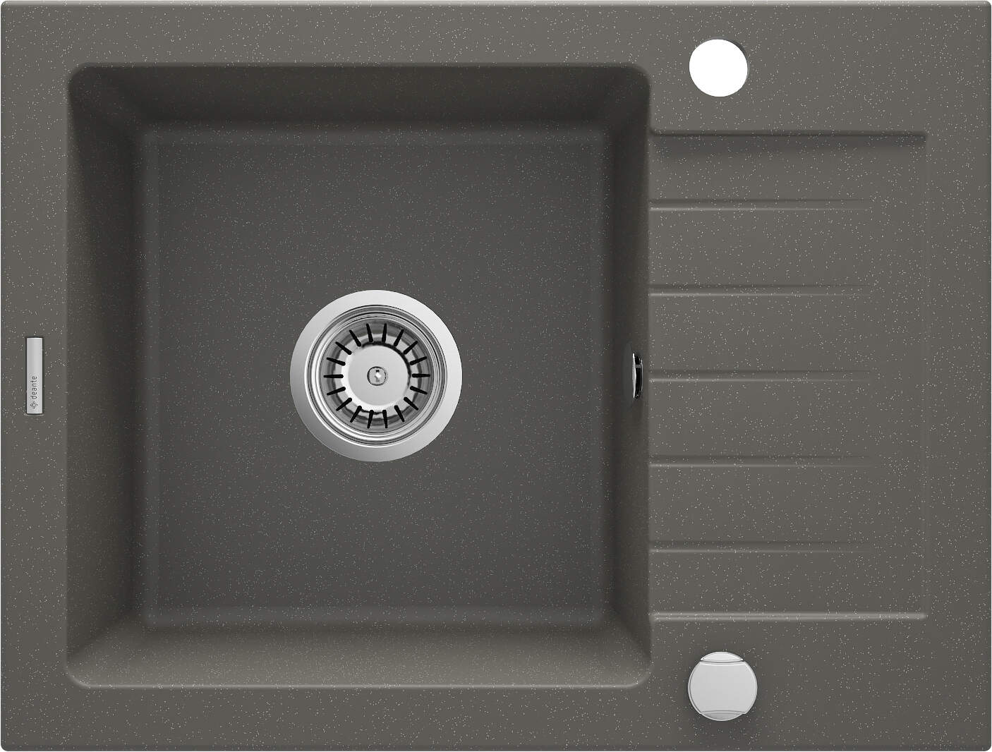 Deante Zorba granitspüle 58x44 cm anthrazit ZQZ_T11A