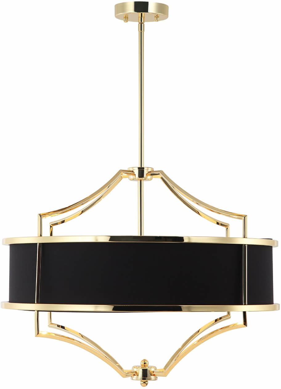 Open Design Stesso Deckenlampe 4x15 W schwarz-gold OR84160