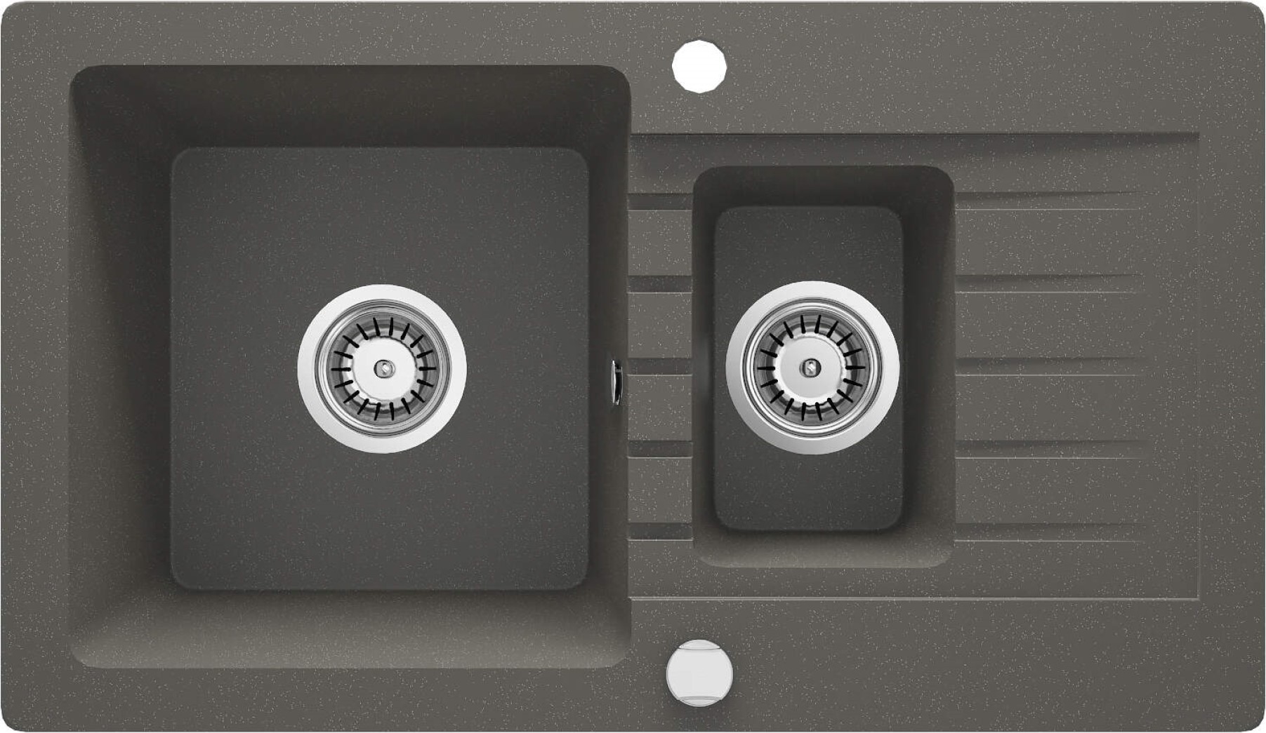Deante Zorba granitspüle 76x44 cm anthrazit ZQZ_T513
