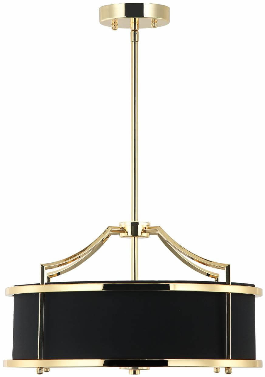 Open Design Stanza Deckenlampe 3x15 W schwarz-gold OR84139