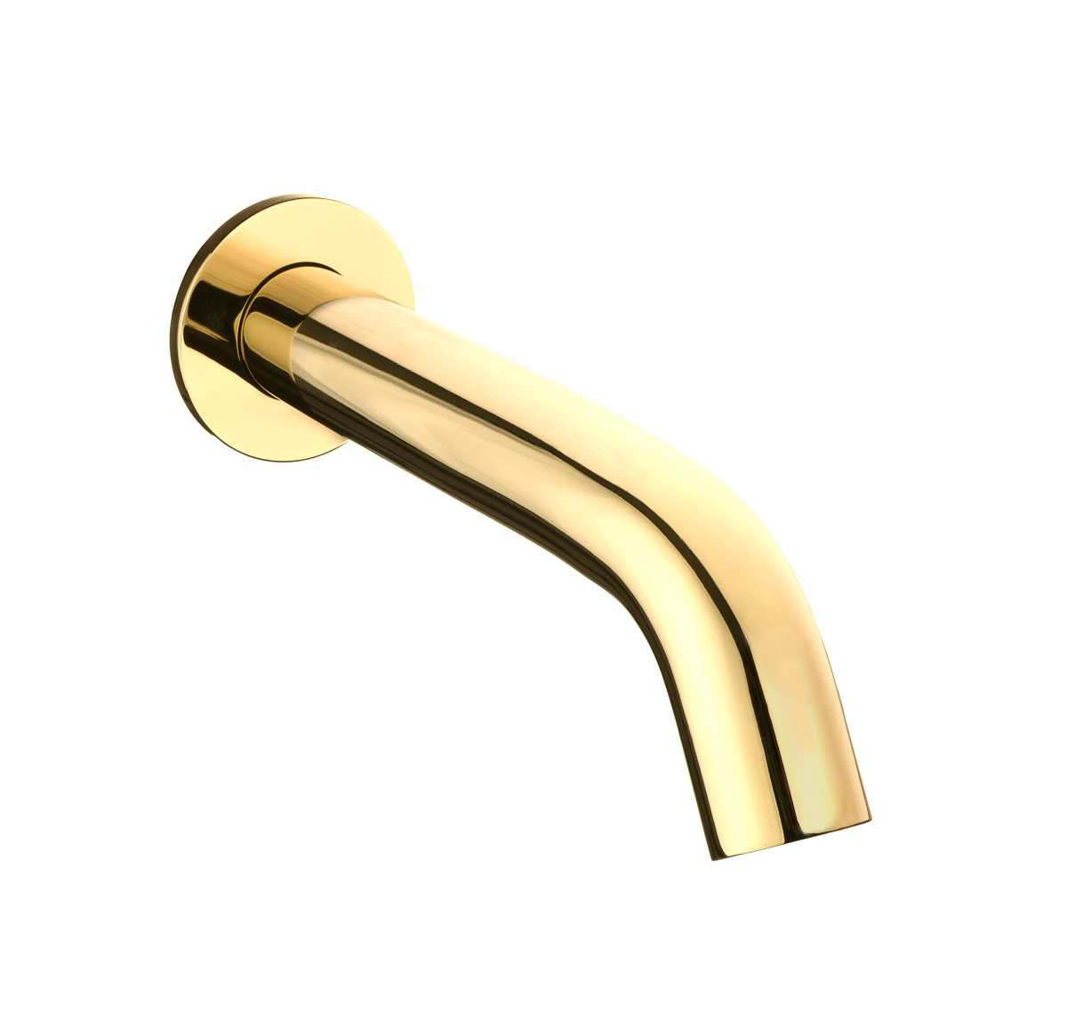 Oltens Molle Auslauf für Badewannenarmatur für Badewanne goldener Glanz 39100800