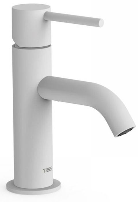 Tres Study Exclusive Waschtischarmatur Stehend weiß 26290301BM