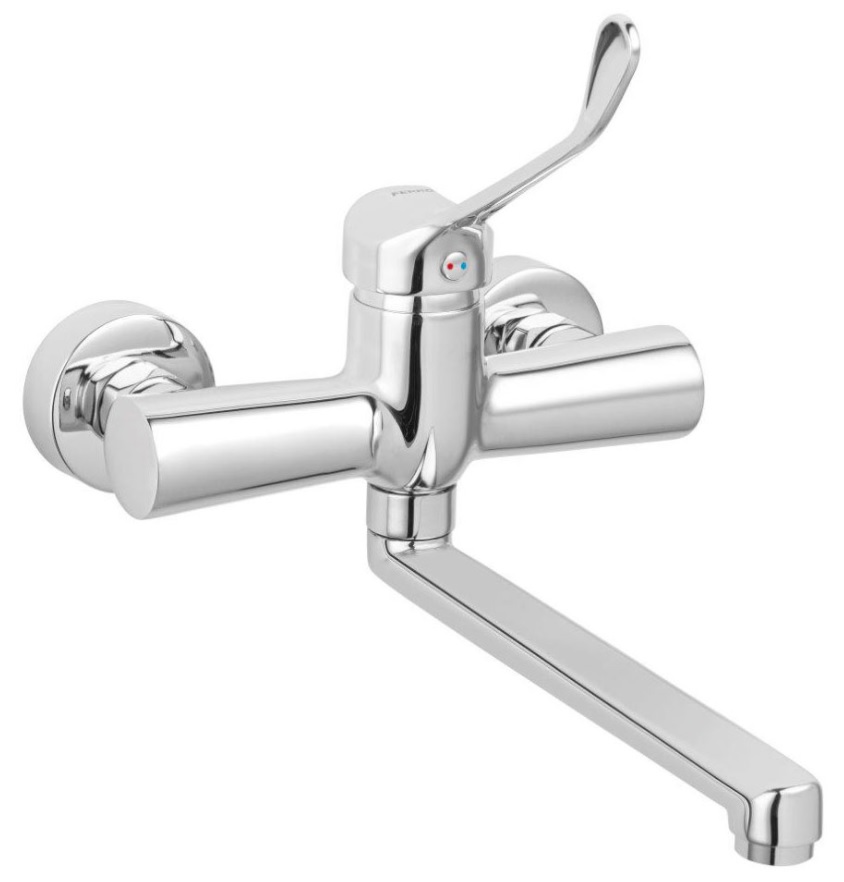 Ferro Algeo Medico küchenarmatur Wand chrom BAGM5