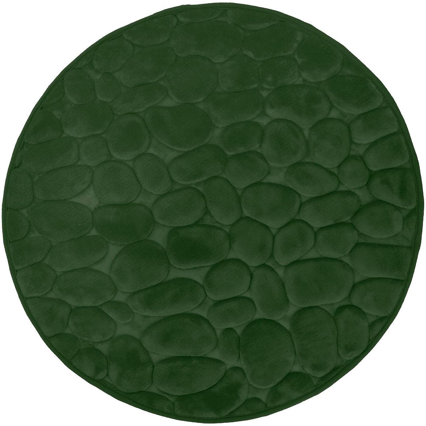 Duschy Bellarina Badteppich 60x60 cm rund grün 767-59