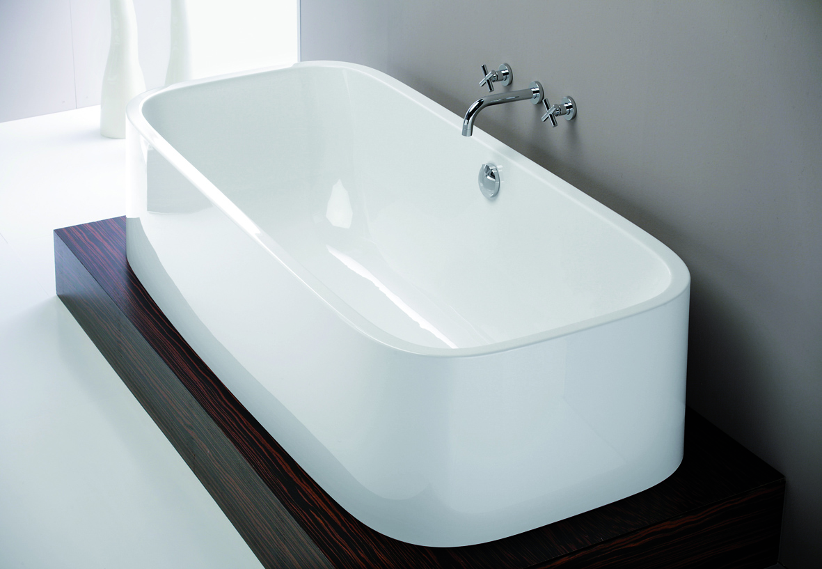 Hoesch SingleBath Freistehende Badewanne 179.8x78.2 cm oval weiß 3697.010
