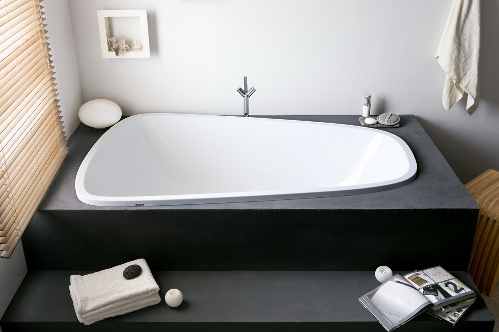 Hoesch SingleBath Ovale Badewanne 180x114 cm oval weiß 3686.010