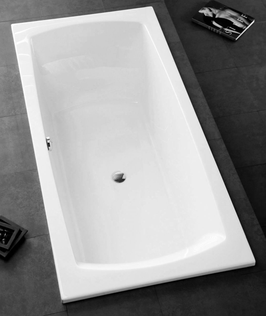 Hoesch Largo Rechteckige Badewanne 190x90 cm weiß 3691.010