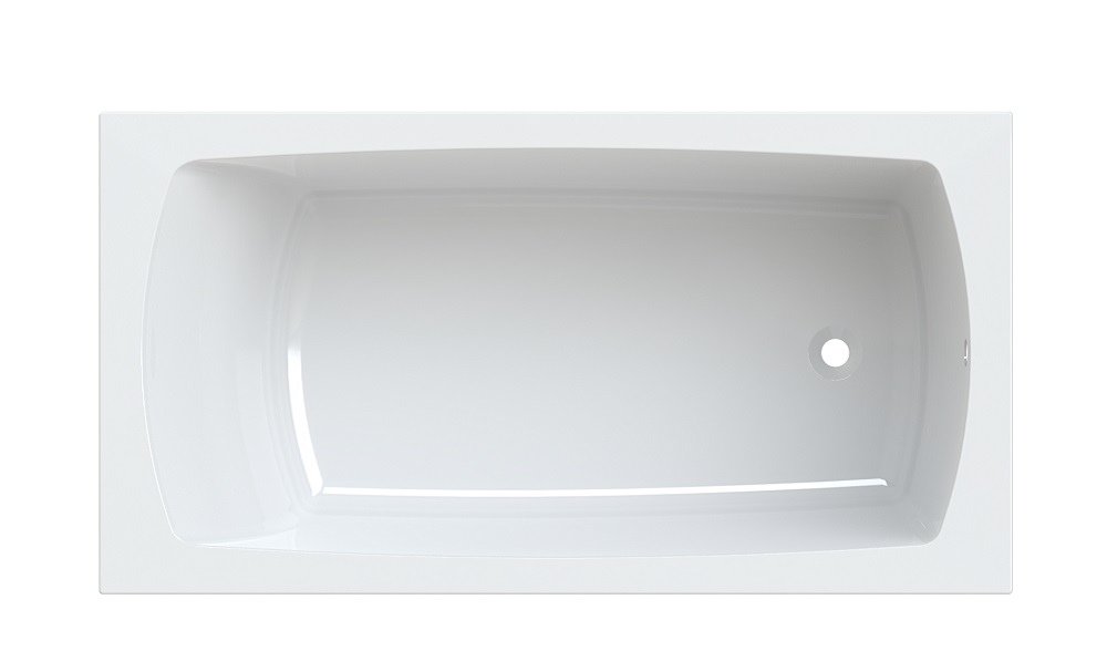 Hoesch Largo Rechteckige Badewanne 170x75 cm weiß 3707.010