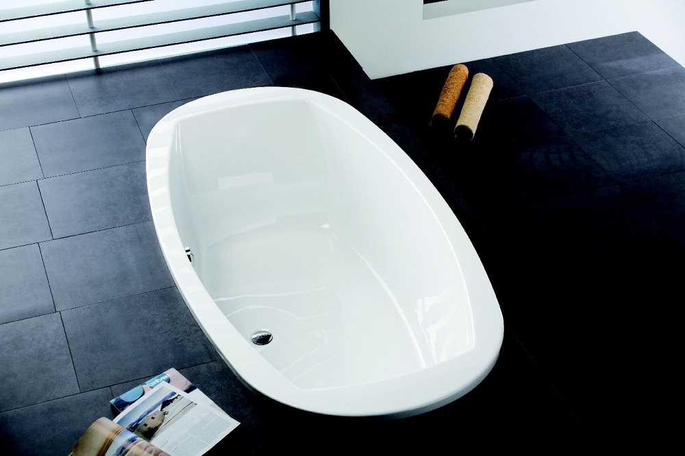 Hoesch Largo Ovale Badewanne 200x100 cm oval weiß 3695.010010