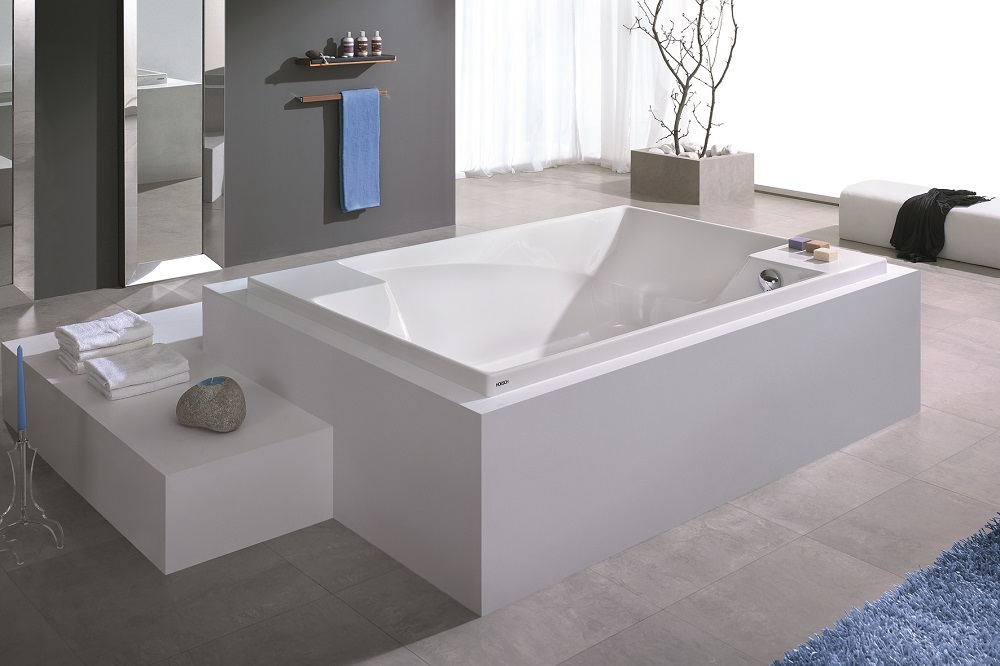 Hoesch Santee Rechteckige Badewanne 190x120 cm weiß 6652.010