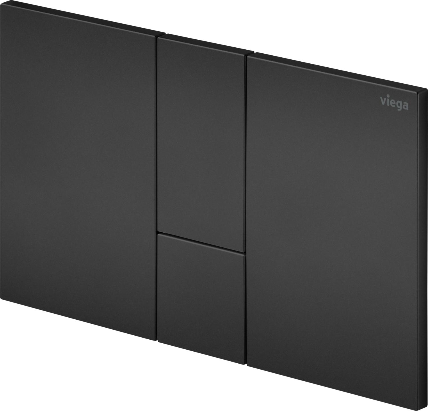 Viega Visign Betätigungsplatte für Toilette schwarz 801748