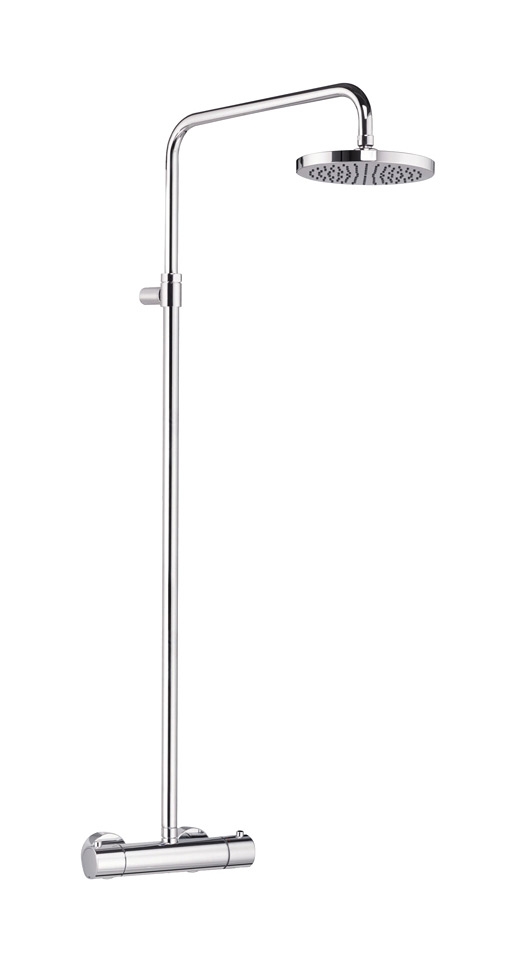 Kludi Mono shower system Duschset Wandmontage mit Thermostat chrom 6608105-00