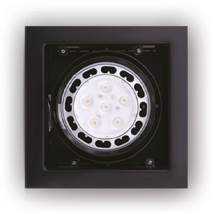 MaxLight Matrix Eingebaute Lampe 1x50 W schwarz H0048