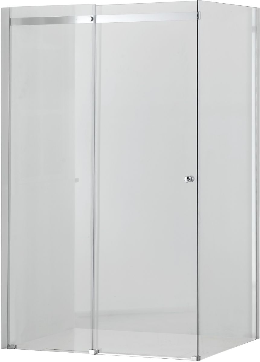 Hagser Frida Dusche 100x80 cm rechteckig chrom Glanz/durchsichtiges Glas HGR50000020