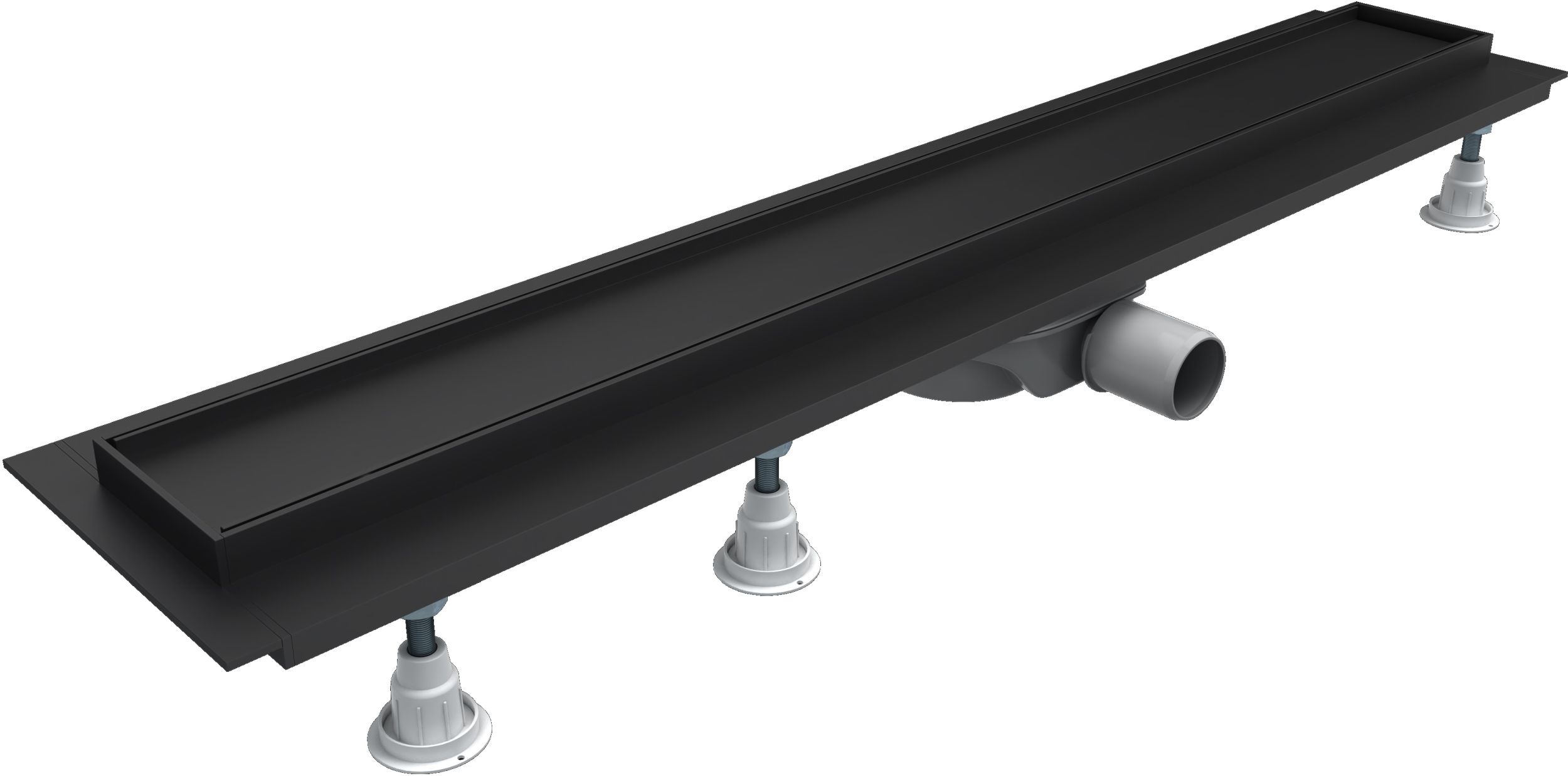 Schedpol Base-Low Duschrinne 70 cm schwarz OLP70/CST-LOW