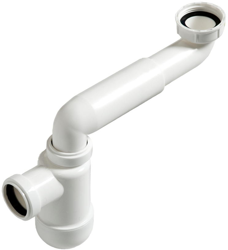 Oristo Uni Siphon für das Waschbecken flaschen weiß OR00-A-SY-5-2