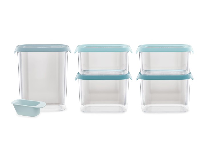 Joseph Joseph Cupboard Store Satz Behälter 31x8.5x21 cm transparent-blau 81113