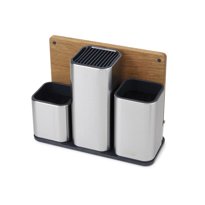 Joseph Joseph 100 Collection Veranstalter 30.8x13x22.7 cm braun-stahl 95026