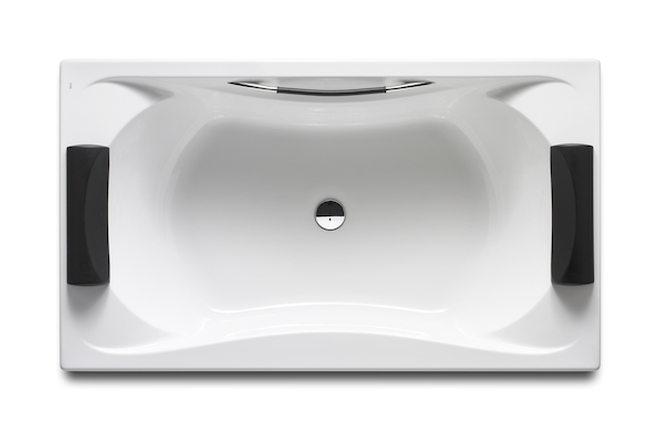 Roca BeCool Rechteckige Badewanne 180x90 cm weiß A248013001