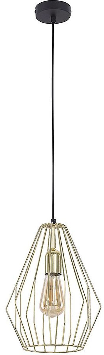 TK Lighting Brylant Pendelleuchte 1x60 W schwarz-gold 2788