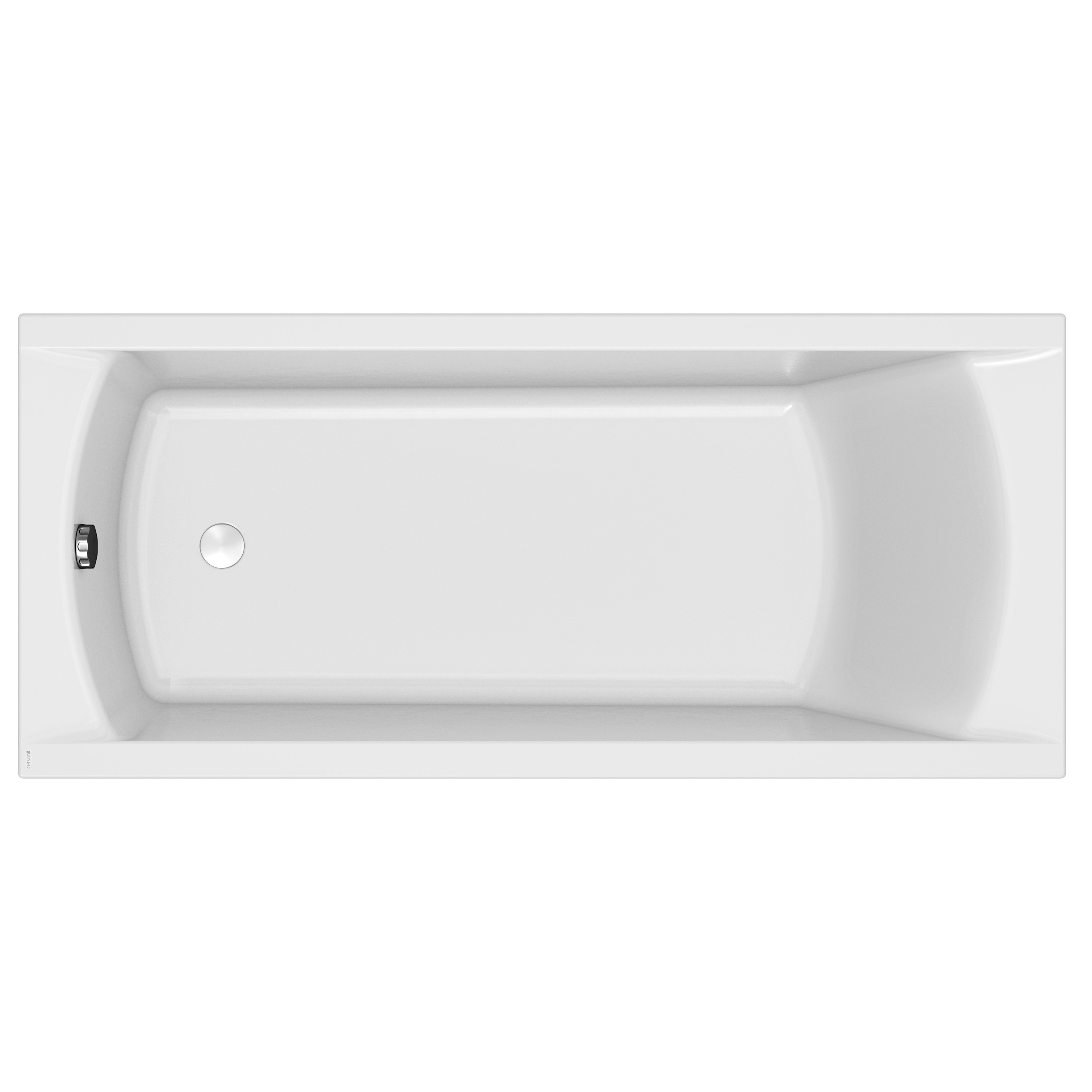 Cersanit Korat Rechteckige Badewanne 180x80 cm weiß S301-295