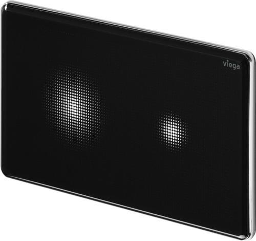 Viega Prevista Betätigungsplatte für Toilette schwarz 774363