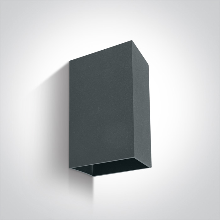 One Light Pellene Außenwandleuchte 2x3 W anthrazit 67398A/AN/W