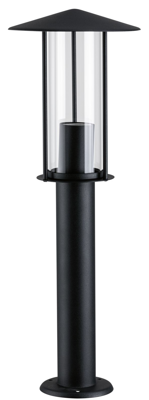 Paulmann Bollard Classic Stehleuchte für den Außenbereich 1x15 W schwarz-transparent 94397
