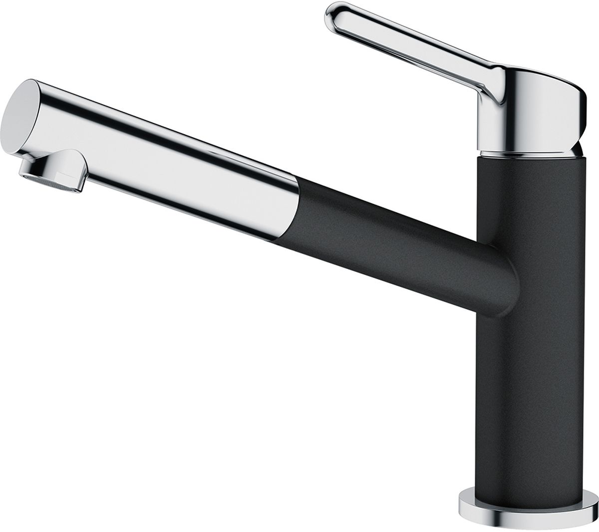 Franke Orbit Küchenarmatur Stehend chrom-schwarz 115.0623.057