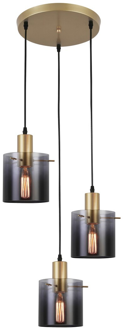 Rabalux Donati Pendelleuchte 3x40 W verraucht-gold 5223