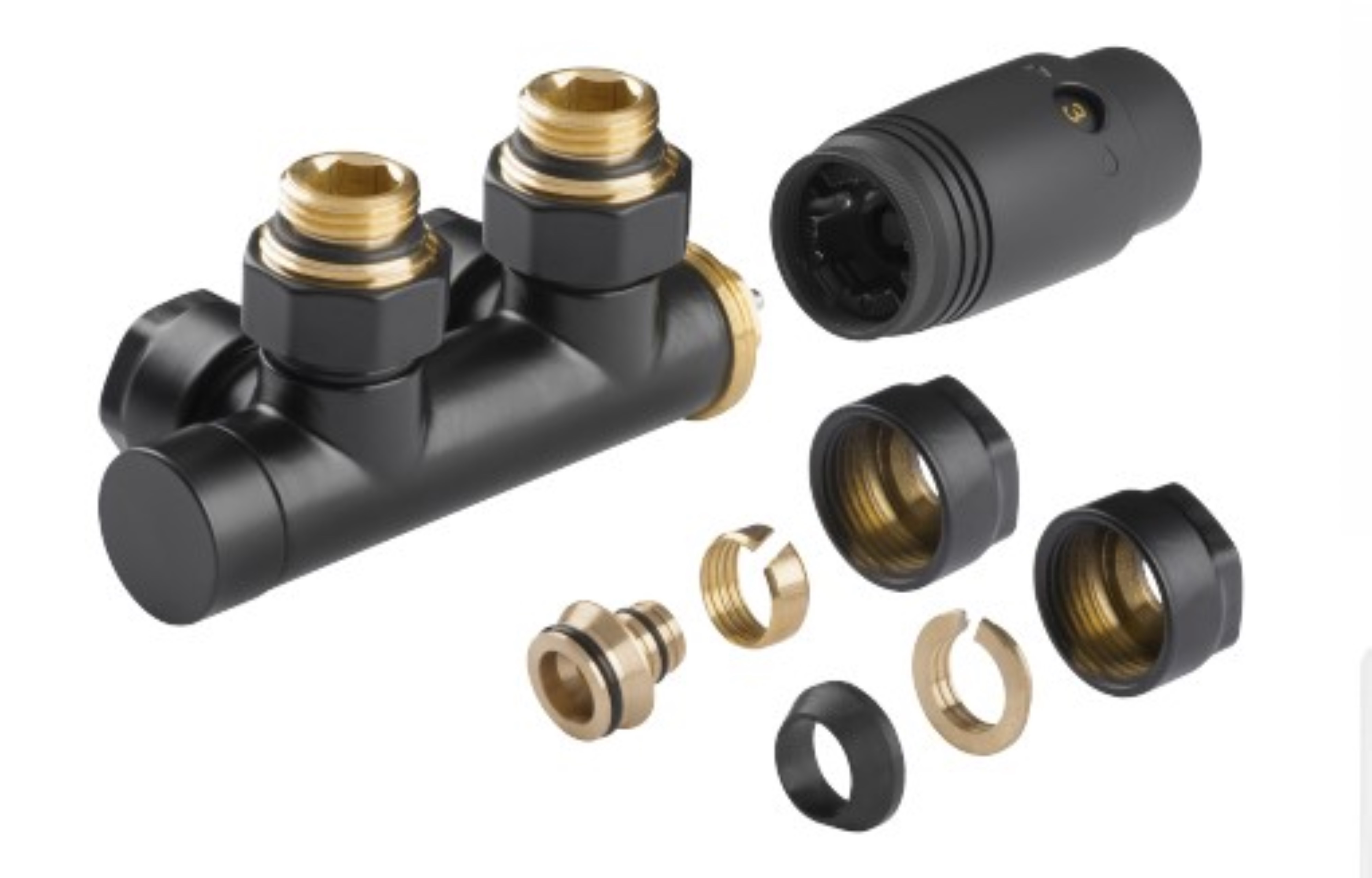 Invena PROV Thermostatset schwarz CZ-91-015