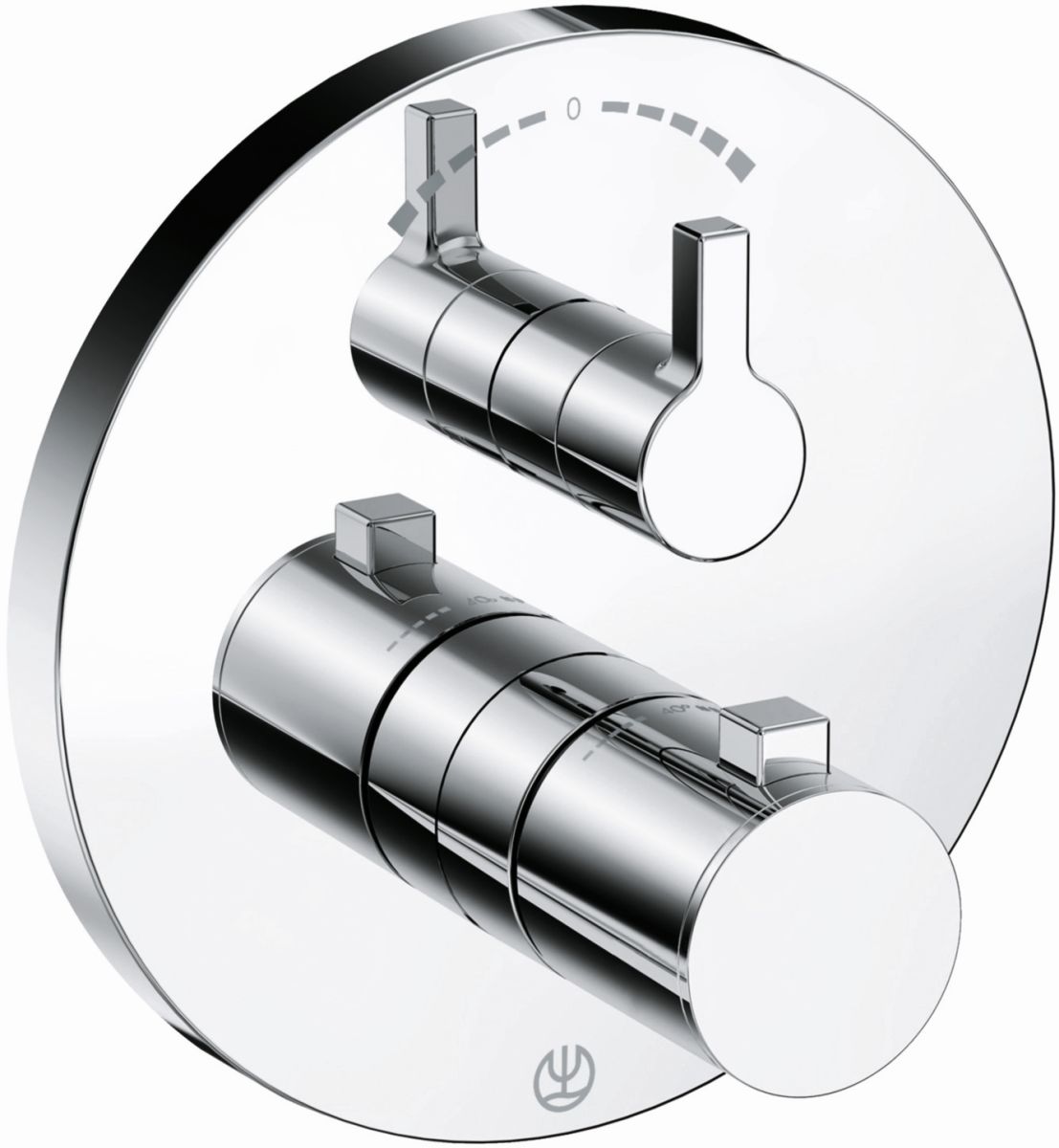 Kludi Nova Fonte Badewannen- und Duscharmatur Unterputz mit Thermostat chrom 208300515