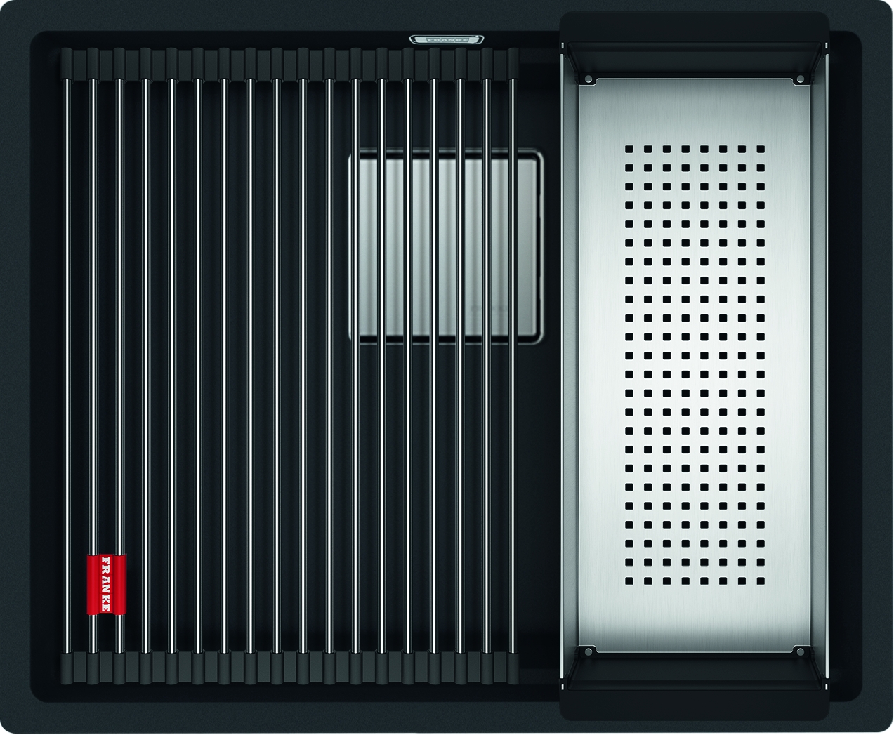 Franke Kanon Granitspüle 52x42 cm schwarz 125.0633.002