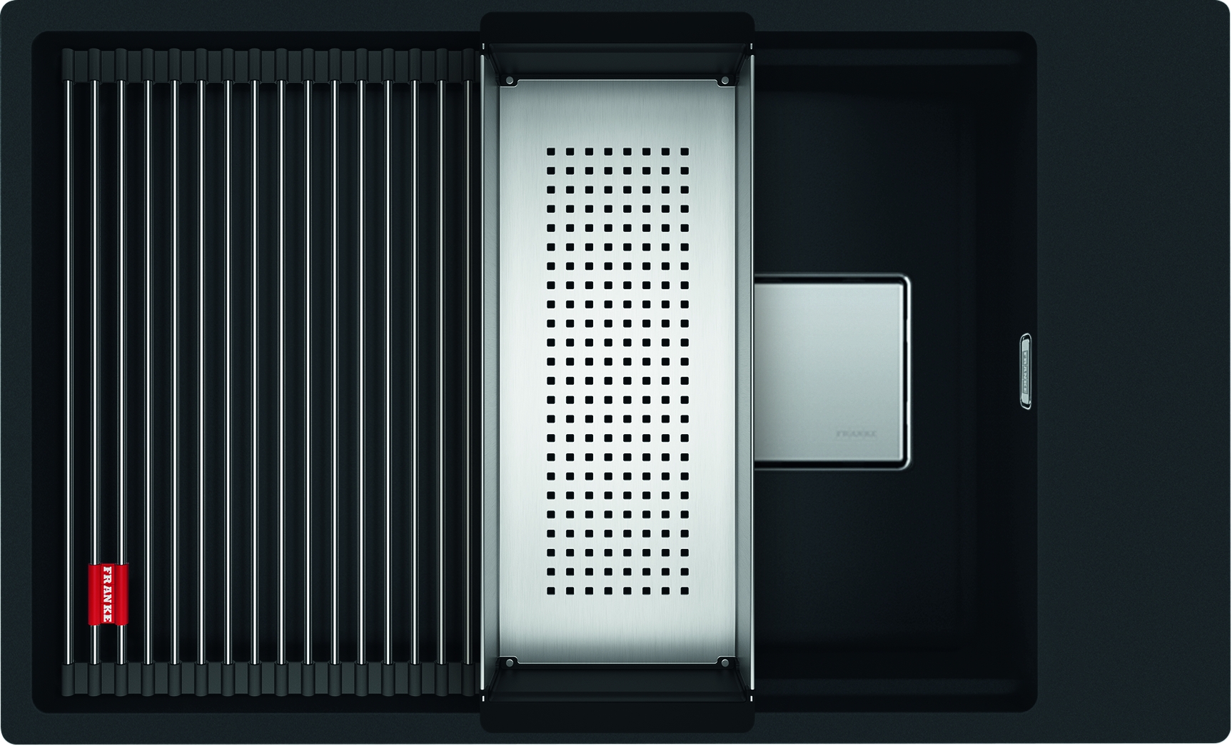 Franke Kanon Granitspüle 62x42 cm schwarz 125.0633.003