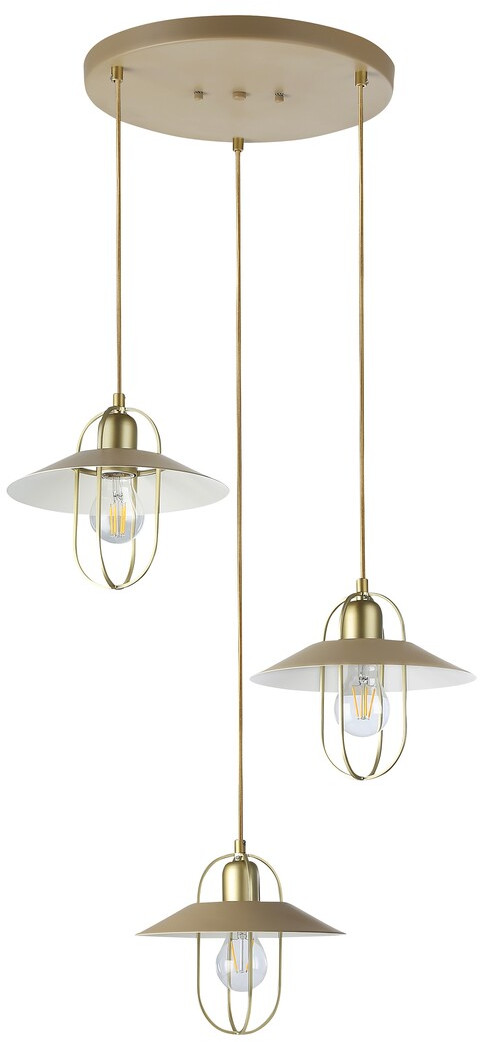 Rabalux Nesrin Pendelleuchte 3x40 W gold-beige 3520