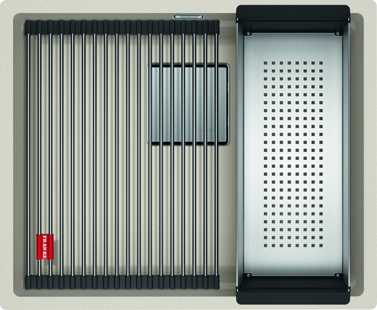 Franke Kanon Granitspüle 52x42 cm beige-braun 125.0528.609