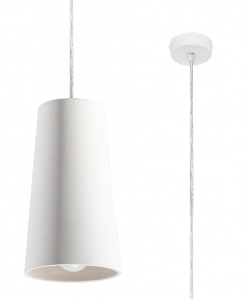 Sollux Lighting Gulcan Pendelleuchte 1x60 W weiß SL.0849