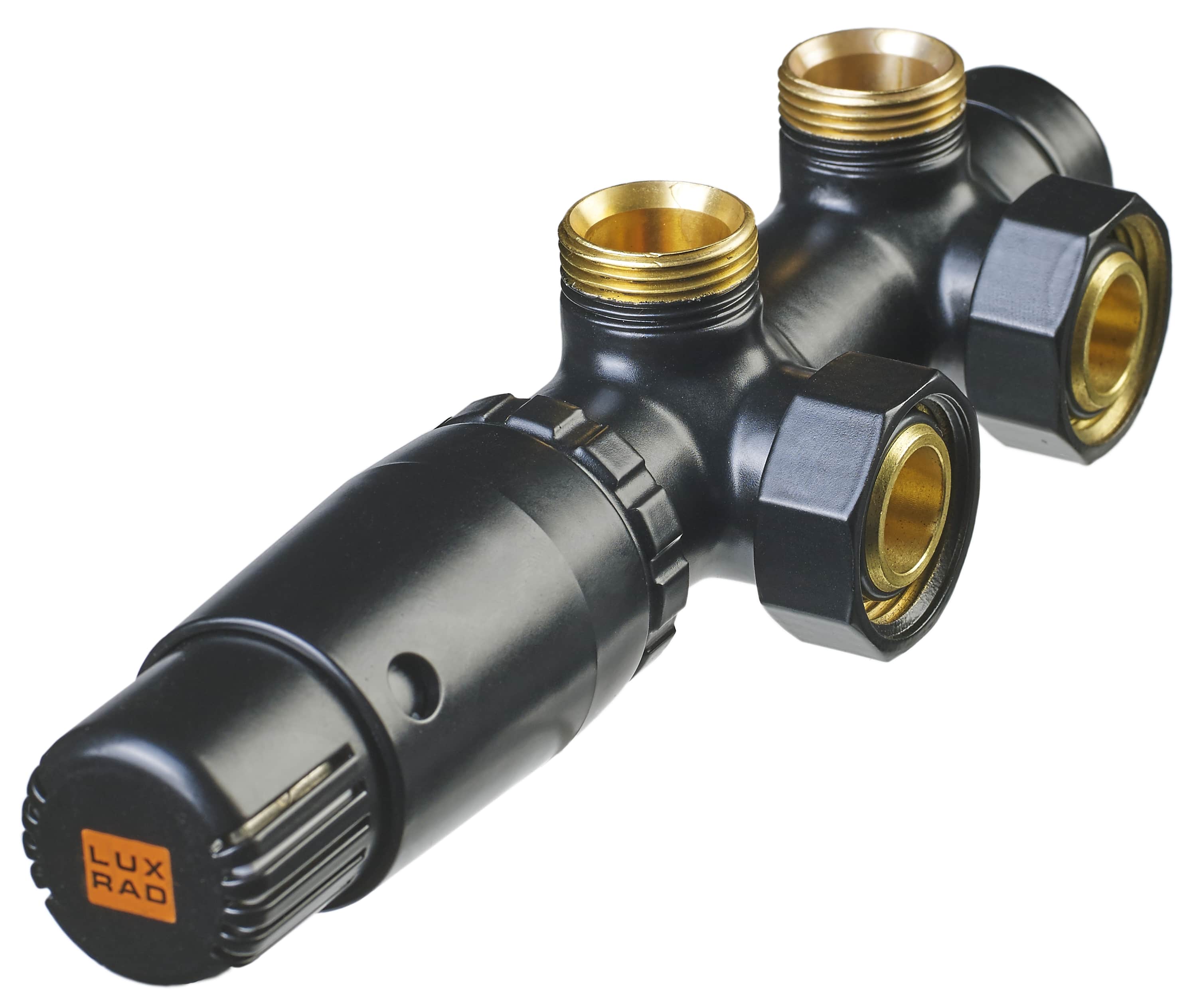 Luxrad Duo Thermostatset schwarz DKL9005MAT