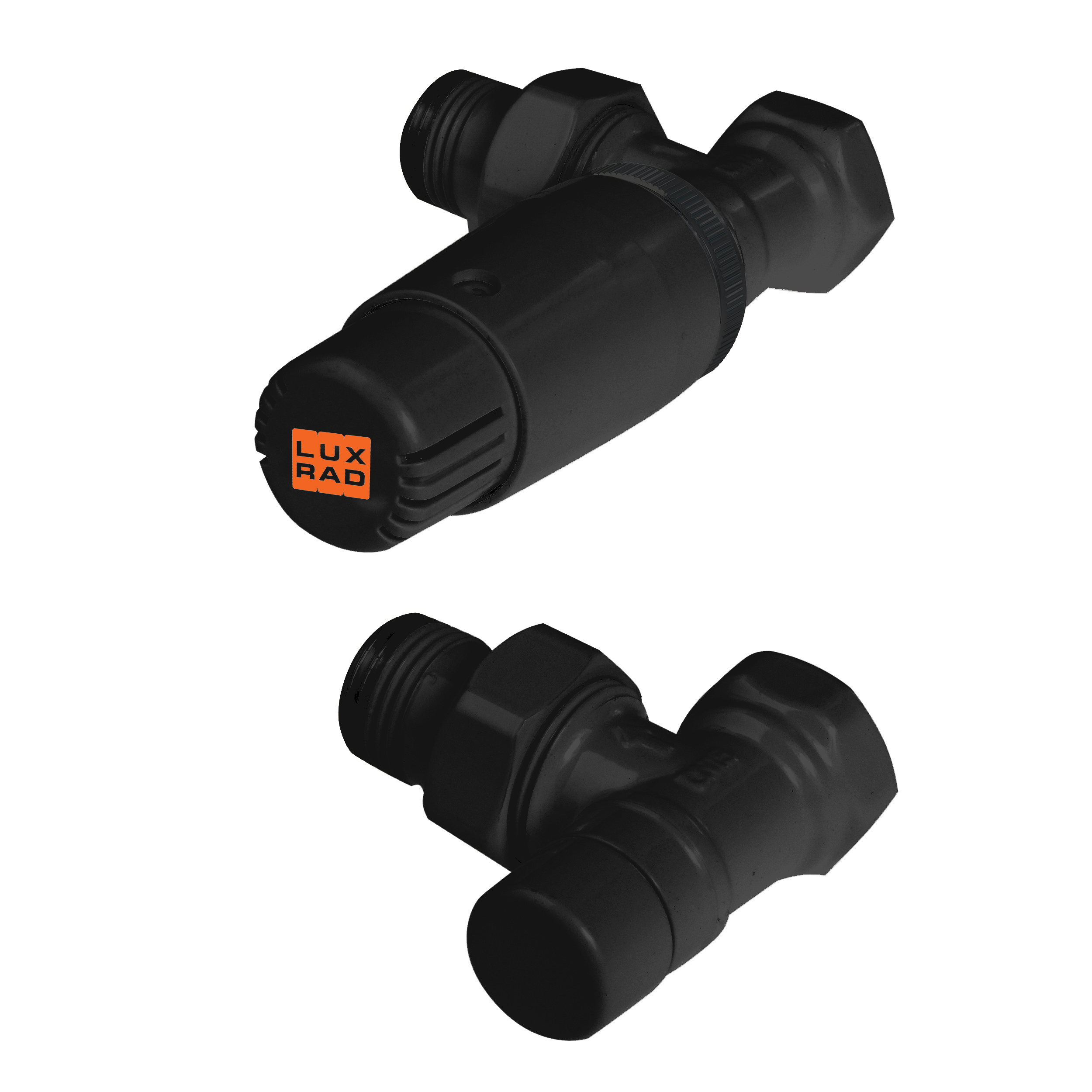 Luxrad Thermostatset schwarz KTS040