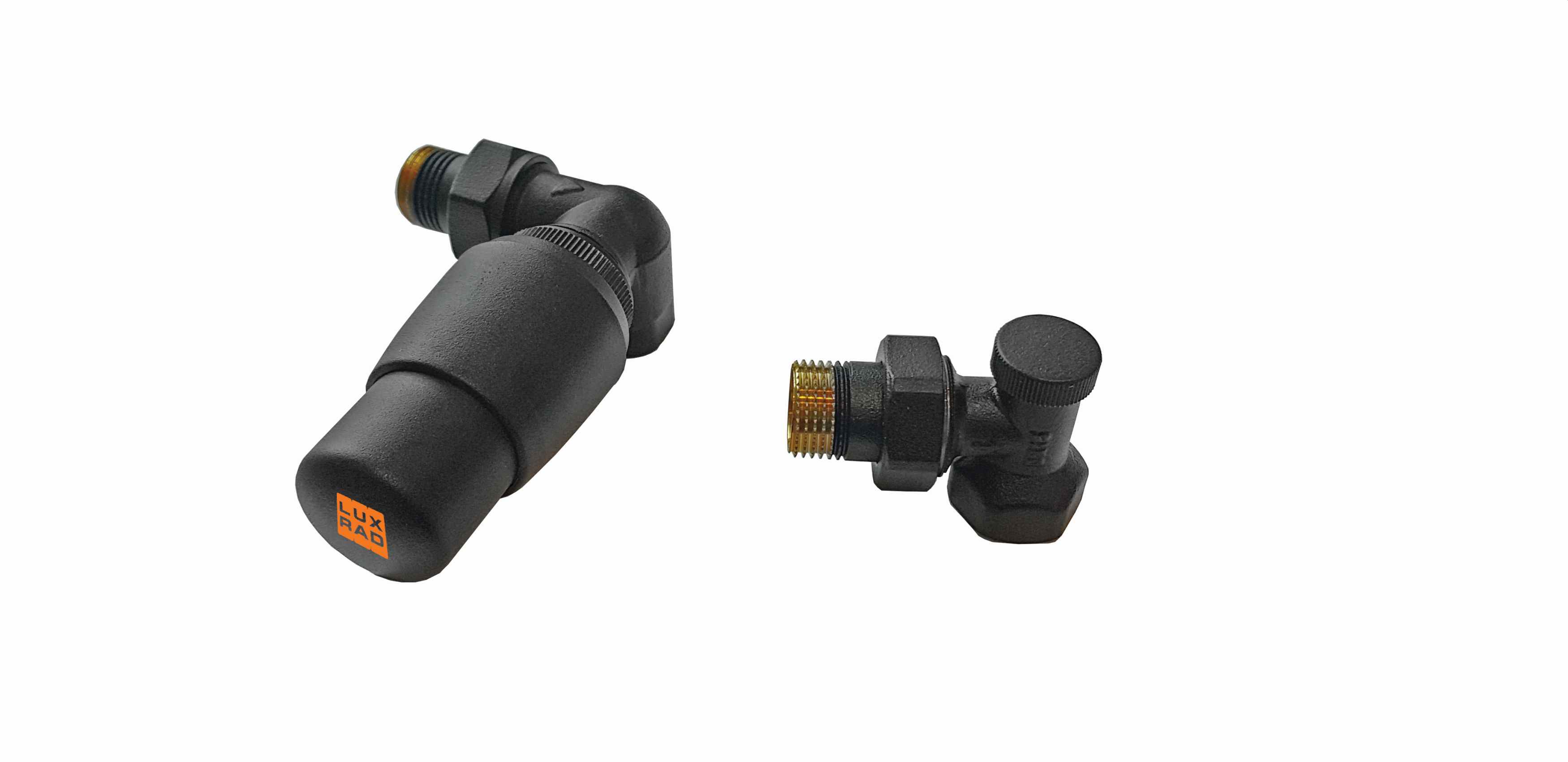 Luxrad Thermostatset schwarz OPTS040