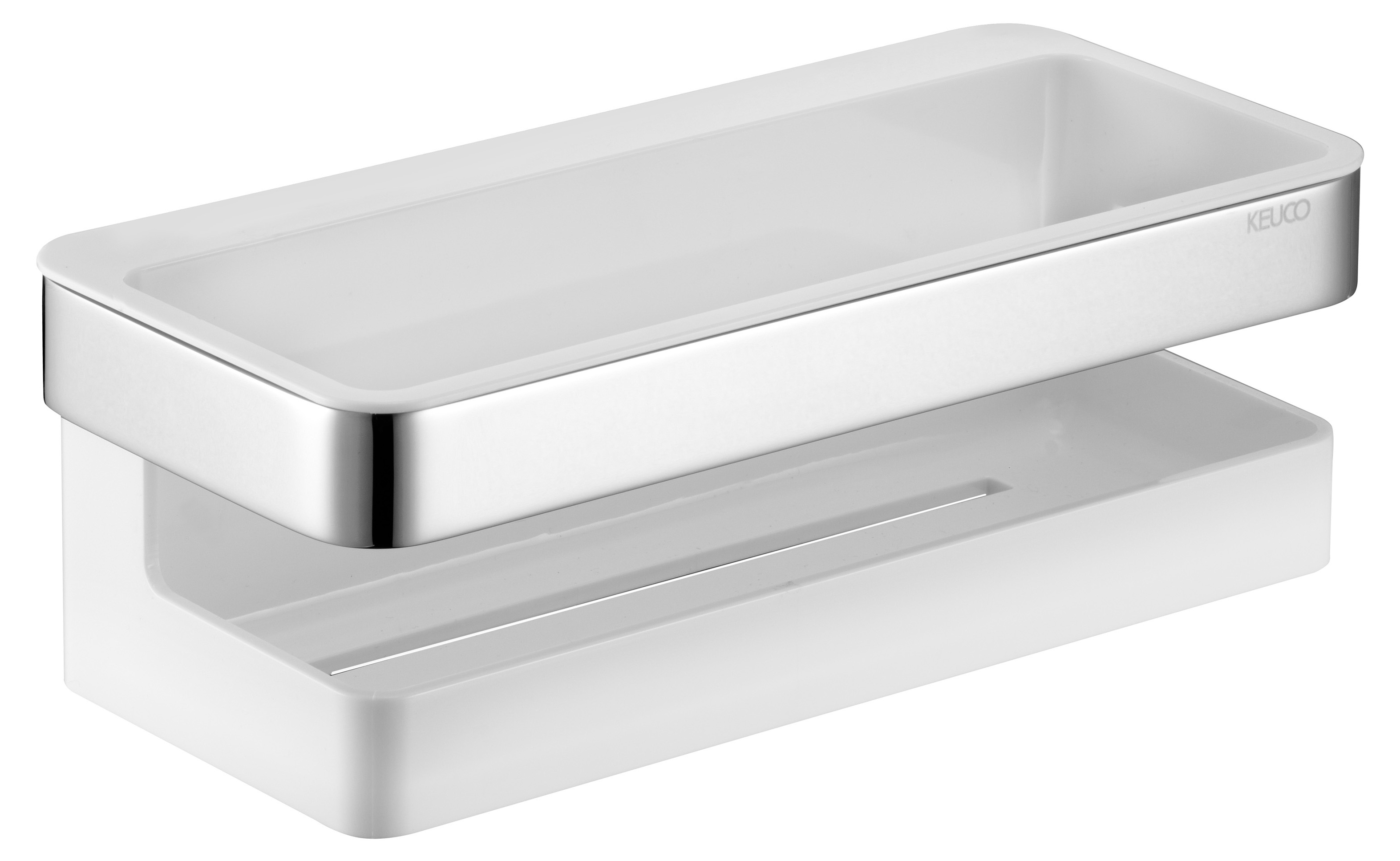 Keuco Moll Badezimmerkorb chrom-weiß 12758010000