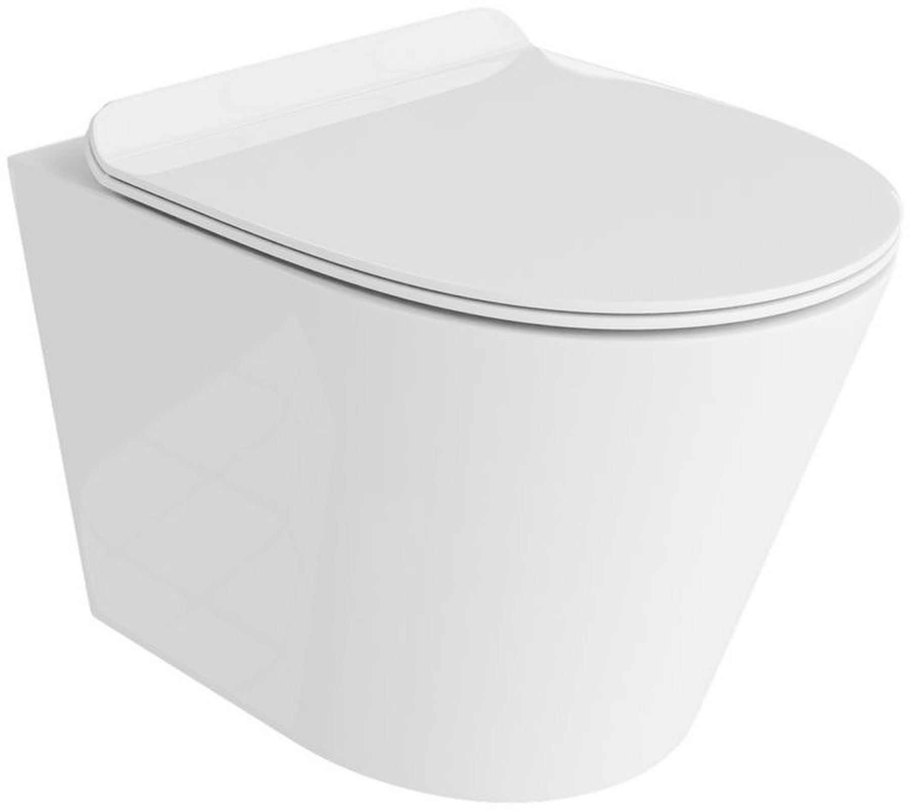 LaVita Galve WC-Becken mit Absenkautomatik-Sitz hängend Spülrandlos weiß Glanz 5908211491936