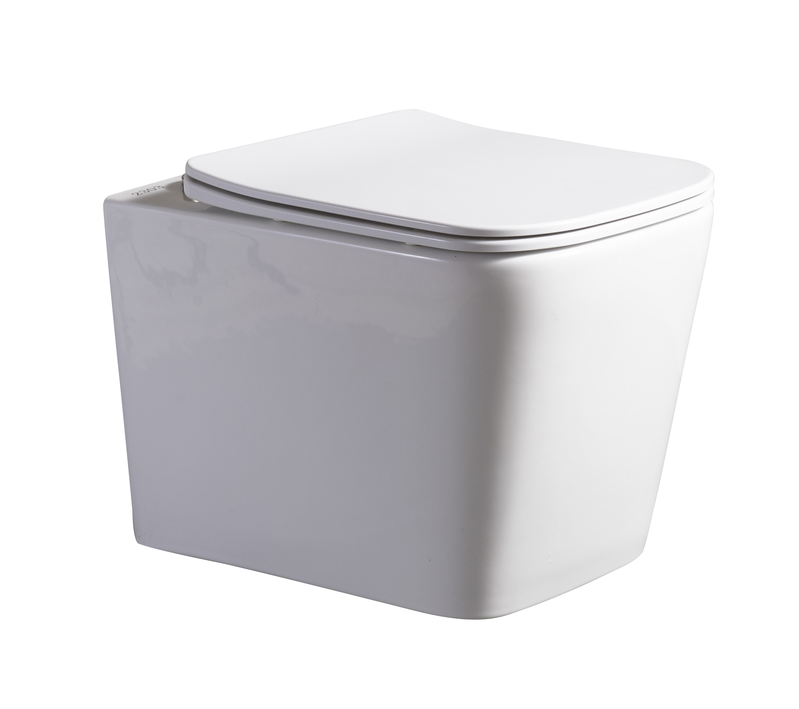 LaVita Maio WC-Becken mit Absenkautomatik-Sitz hängend Spülrandlos weiß Glanz 5900378312208