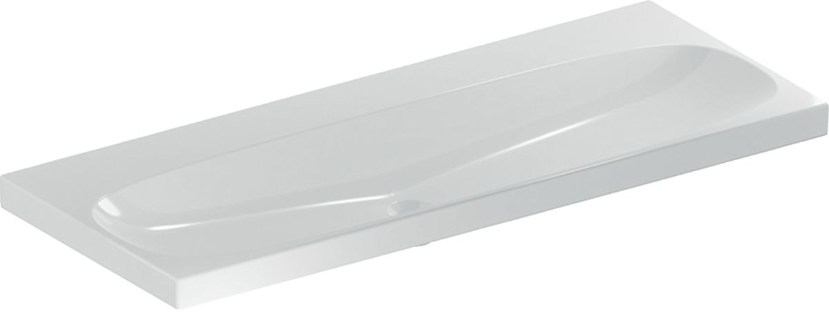 Geberit Acanto Waschbecken 120x48 cm rechteckig Klassisch-Möbel weiß 501.880.00.7