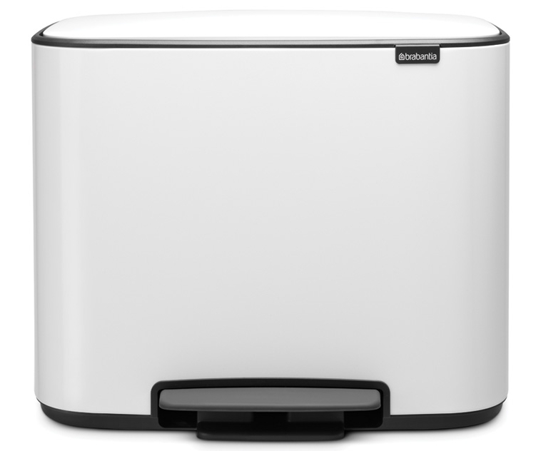 Brabantia Bo Müllcontainer 33 l weiß 121005