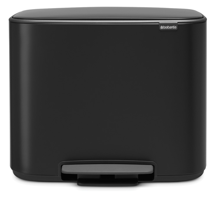 Brabantia Bo Müllcontainer 33 l schwarz 121104