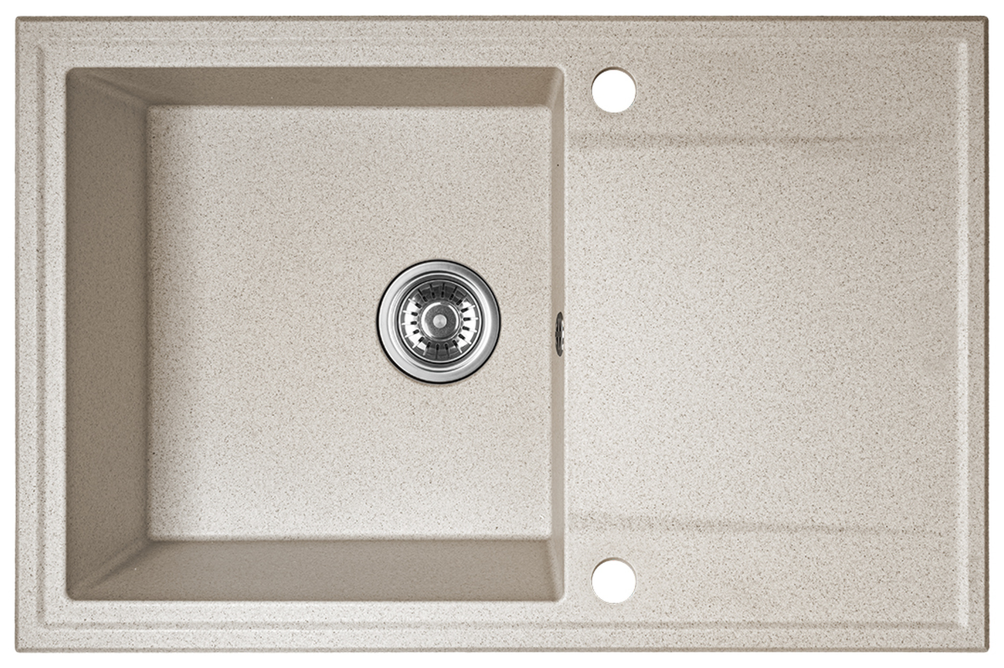 Kuchinox Hunter Granitspüle 67x44 cm beige SBU411T