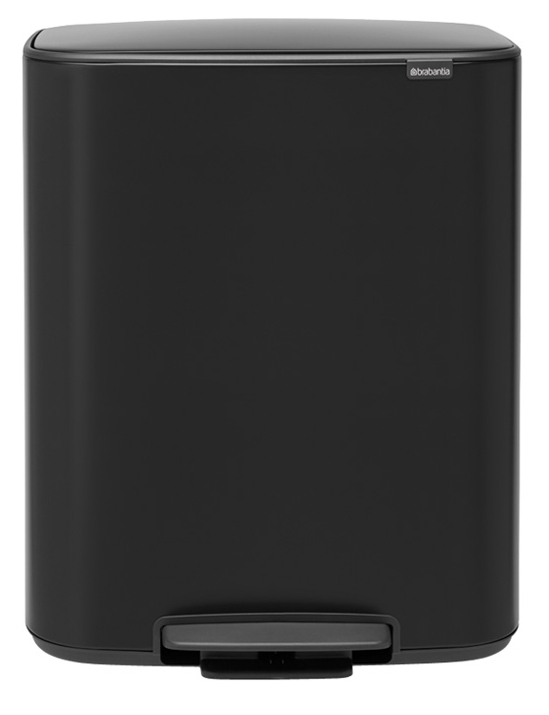 Brabantia Bo Müllcontainer 60 l schwarz 211362