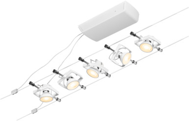 Paulmann Mac Kabelsystem 5x10 W weiß-chrom 94432
