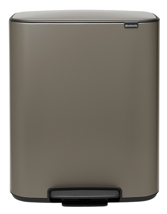 Brabantia Bo Müllcontainer 60 l grau 211348
